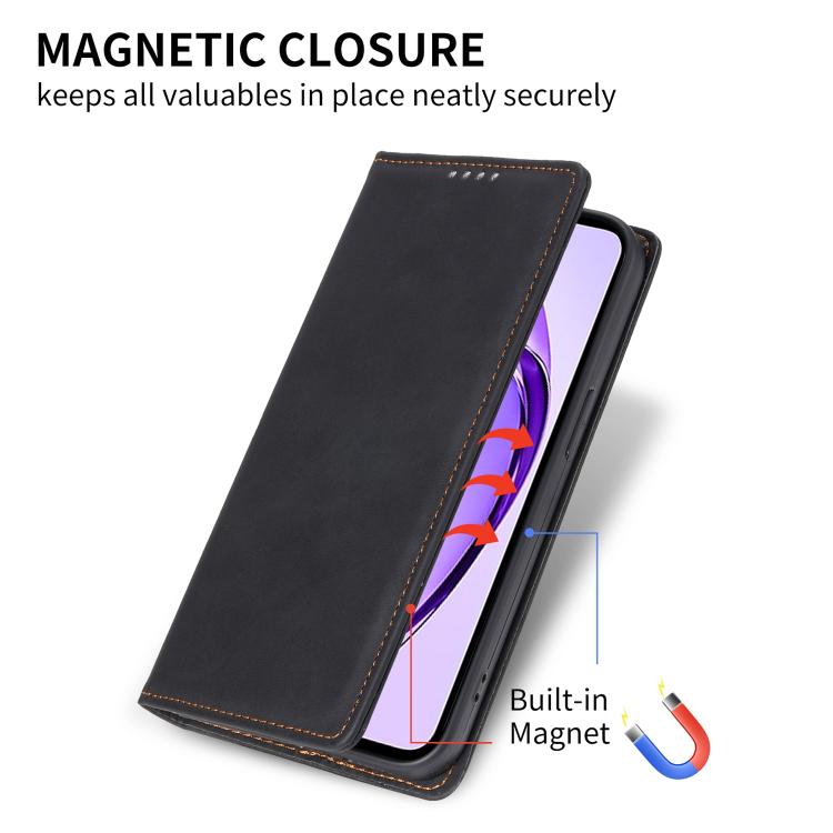 Business Solid Color Magnetic RFID Leather Phone Case, For Redmi A7 Pro 4G / 5G 171mm / Poco C85x 5G, For Redmi 15a 5G, For Redmi Turbo 5 Max 5G / Poco X8 Pro Max 5G, For Redmi Note 15 Pro+ 5G 163.3mm / Poco M8 Pro 5G