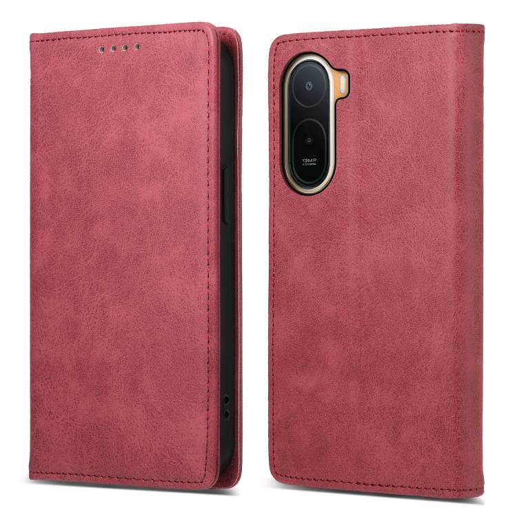 Business Solid Color Magnetic RFID Leather Phone Case, For Redmi A7 Pro 4G / 5G 171mm / Poco C85x 5G, For Redmi 15a 5G, For Redmi Turbo 5 Max 5G / Poco X8 Pro Max 5G, For Redmi Note 15 Pro+ 5G 163.3mm / Poco M8 Pro 5G