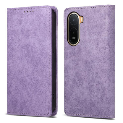 Business Solid Color Magnetic RFID Leather Phone Case, For Redmi A7 Pro 4G / 5G 171mm / Poco C85x 5G, For Redmi 15a 5G, For Redmi Turbo 5 Max 5G / Poco X8 Pro Max 5G, For Redmi Note 15 Pro+ 5G 163.3mm / Poco M8 Pro 5G