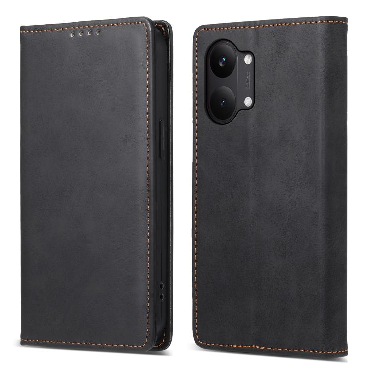 Business Solid Color Magnetic RFID Leather Phone Case, For Redmi A7 Pro 4G / 5G 171mm / Poco C85x 5G, For Redmi 15a 5G, For Redmi Turbo 5 Max 5G / Poco X8 Pro Max 5G, For Redmi Note 15 Pro+ 5G 163.3mm / Poco M8 Pro 5G