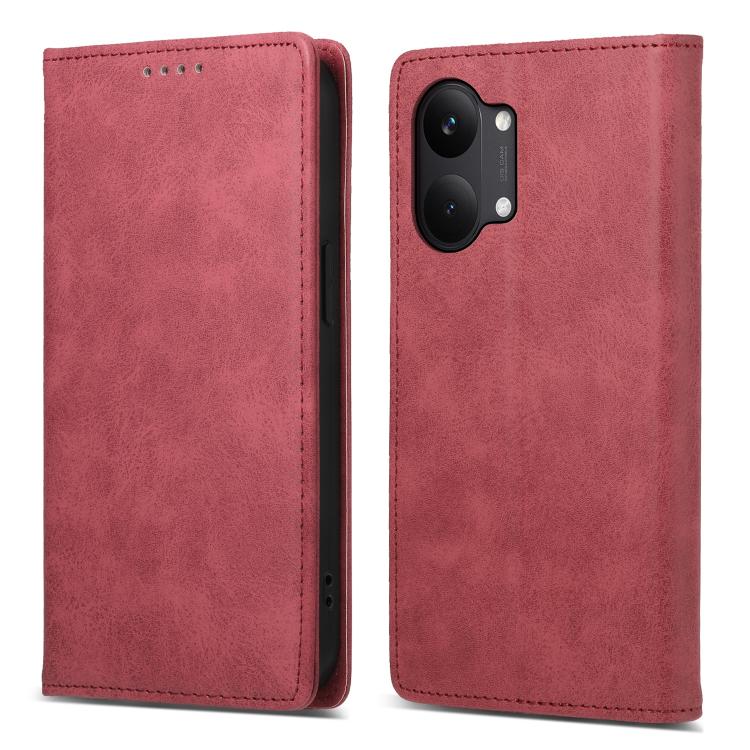 Business Solid Color Magnetic RFID Leather Phone Case, For Redmi A7 Pro 4G / 5G 171mm / Poco C85x 5G, For Redmi 15a 5G, For Redmi Turbo 5 Max 5G / Poco X8 Pro Max 5G, For Redmi Note 15 Pro+ 5G 163.3mm / Poco M8 Pro 5G