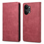 Business Solid Color Magnetic RFID Leather Phone Case, For Redmi A7 Pro 4G / 5G 171mm / Poco C85x 5G, For Redmi 15a 5G, For Redmi Turbo 5 Max 5G / Poco X8 Pro Max 5G, For Redmi Note 15 Pro+ 5G 163.3mm / Poco M8 Pro 5G
