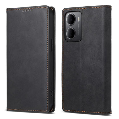 Business Solid Color Magnetic RFID Leather Phone Case, For Redmi A7 Pro 4G / 5G 171mm / Poco C85x 5G, For Redmi 15a 5G, For Redmi Turbo 5 Max 5G / Poco X8 Pro Max 5G, For Redmi Note 15 Pro+ 5G 163.3mm / Poco M8 Pro 5G