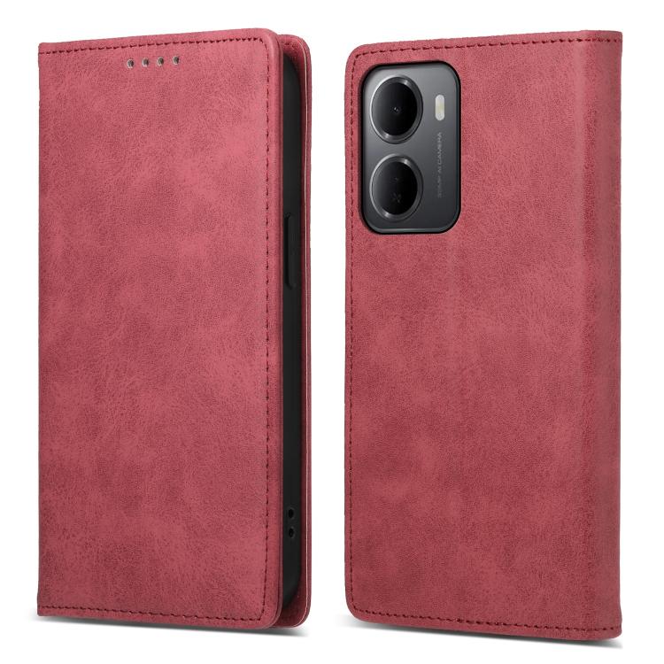 Business Solid Color Magnetic RFID Leather Phone Case, For Redmi A7 Pro 4G / 5G 171mm / Poco C85x 5G, For Redmi 15a 5G, For Redmi Turbo 5 Max 5G / Poco X8 Pro Max 5G, For Redmi Note 15 Pro+ 5G 163.3mm / Poco M8 Pro 5G