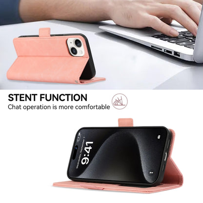 ABEEL Frosted Magnetic RFID Leather Phone Case, For iPhone 16, For iPhone 15 Pro Max, For iPhone 15 Pro, For iPhone 15 Plus