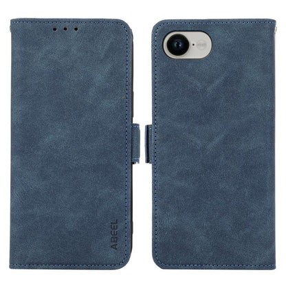 ABEEL Frosted Magnetic RFID Leather Phone Case, For iPhone 18 Pro / 17 Pro, For iPhone 18 Pro Max / 17 Pro Max, For iPhone 16e / 17e, For iPhone 17