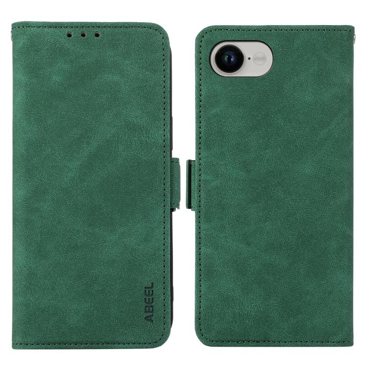 ABEEL Frosted Magnetic RFID Leather Phone Case, For iPhone 18 Pro / 17 Pro, For iPhone 18 Pro Max / 17 Pro Max, For iPhone 16e / 17e, For iPhone 17