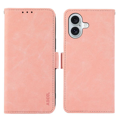 ABEEL Frosted Magnetic RFID Leather Phone Case, For iPhone 16e / 17e, For iPhone 17 Pro Max, For iPhone 17 Pro, For iPhone 17