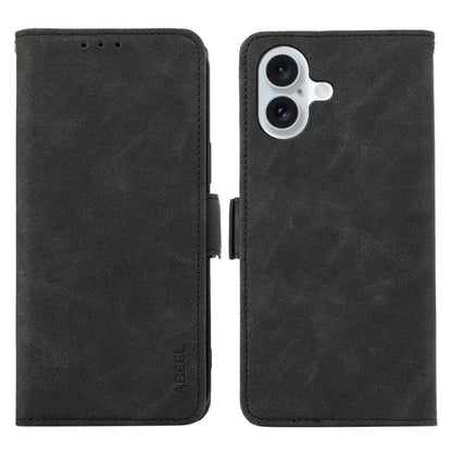 ABEEL Frosted Magnetic RFID Leather Phone Case, For iPhone 16e / 17e, For iPhone 17 Pro Max, For iPhone 17 Pro, For iPhone 17