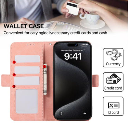 ABEEL Frosted Magnetic RFID Leather Phone Case, For iPhone Air, For iPhone 16 Pro Max, For iPhone 16 Pro, For iPhone 16 Plus