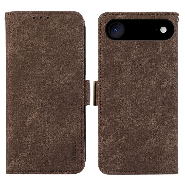 ABEEL Frosted Magnetic RFID Leather Phone Case, For iPhone Air, For iPhone 16 Pro Max, For iPhone 16 Pro, For iPhone 16 Plus