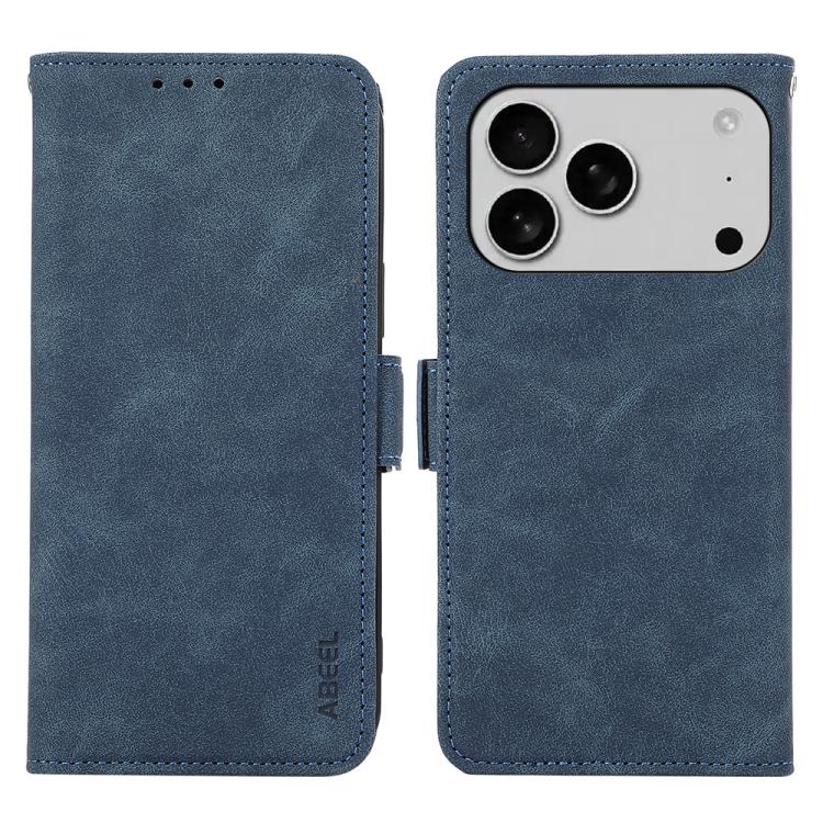 ABEEL Frosted Magnetic RFID Leather Phone Case, For iPhone 18 Pro / 17 Pro, For iPhone 18 Pro Max / 17 Pro Max, For iPhone 16e / 17e, For iPhone 17