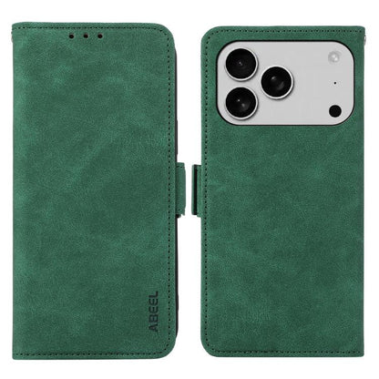 ABEEL Frosted Magnetic RFID Leather Phone Case, For iPhone 18 Pro / 17 Pro, For iPhone 18 Pro Max / 17 Pro Max, For iPhone 16e / 17e, For iPhone 17