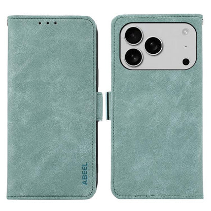 ABEEL Frosted Magnetic RFID Leather Phone Case, For iPhone 18 Pro / 17 Pro, For iPhone 18 Pro Max / 17 Pro Max, For iPhone 16e / 17e, For iPhone 17