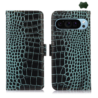 Crocodile Top Layer Cowhide Leather Phone Case