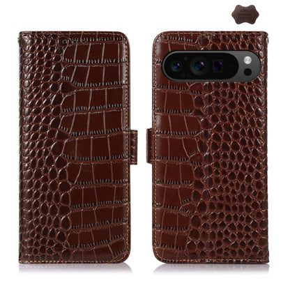 Crocodile Top Layer Cowhide Leather Phone Case