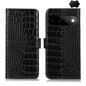 Crocodile Top Layer Cowhide Leather Phone Case, For Google Pixel 11 Pro XL, For Google Pixel 11 / 11 Pro, For Google Pixel 10a, For Google Pixel 10 Pro / 9 Pro, For Google Pixel 10 / 9, For Google Pixel 9a