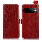 Crocodile Top Layer Cowhide Leather Phone Case, For Google Pixel 11 Pro XL, For Google Pixel 11 / 11 Pro, For Google Pixel 10a, For Google Pixel 10 Pro / 9 Pro, For Google Pixel 10 / 9, For Google Pixel 9a