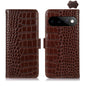 Crocodile Top Layer Cowhide Leather Phone Case, For Google Pixel 11 Pro XL, For Google Pixel 11 / 11 Pro, For Google Pixel 10a, For Google Pixel 10 Pro / 9 Pro, For Google Pixel 10 / 9, For Google Pixel 9a