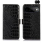 Crocodile Top Layer Cowhide Leather Phone Case, For Google Pixel 11 Pro XL, For Google Pixel 11 / 11 Pro, For Google Pixel 10a, For Google Pixel 10 Pro / 9 Pro, For Google Pixel 10 / 9, For Google Pixel 9a