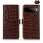 Crocodile Top Layer Cowhide Leather Phone Case, For Google Pixel 11 Pro XL, For Google Pixel 11 / 11 Pro, For Google Pixel 10a, For Google Pixel 10 Pro / 9 Pro, For Google Pixel 10 / 9, For Google Pixel 9a