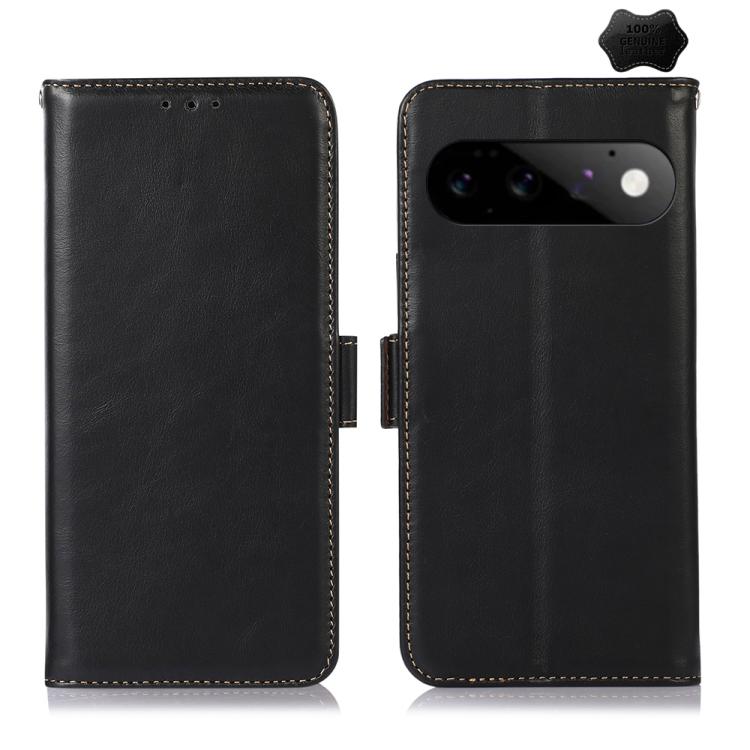 Crazy Horse Top Layer Cowhide Leather Phone Case, For Google Pixel 11 Pro XL, For Google Pixel 11 / 11 Pro, For Google Pixel 10a, For Google Pixel 9a, For Google Pixel 9 Pro, For Google Pixel 9