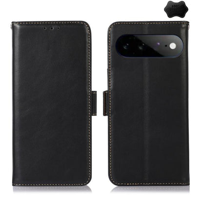 Crazy Horse Top Layer Cowhide Leather Phone Case, For Google Pixel 11 Pro XL, For Google Pixel 11 / 11 Pro, For Google Pixel 10a, For Google Pixel 9a, For Google Pixel 9 Pro, For Google Pixel 9