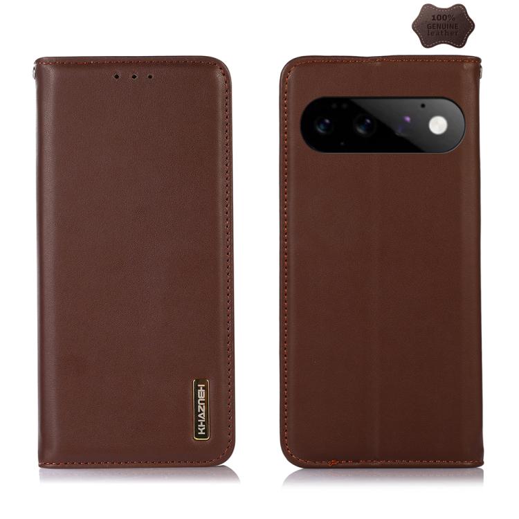 KHAZNEH Nappa Top Layer Cowhide Leather Phone Case, For Google Pixel 11 Pro XL, For Google Pixel 11 / 11 Pro, For Google Pixel 10a, For Google Pixel 10 Pro / 9 Pro, For Google Pixel 10 / 9, For Google Pixel 9a