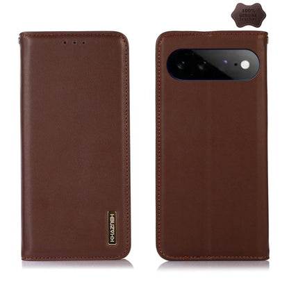 KHAZNEH Nappa Top Layer Cowhide Leather Phone Case, For Google Pixel 11 Pro XL, For Google Pixel 11 / 11 Pro, For Google Pixel 10a, For Google Pixel 10 Pro / 9 Pro, For Google Pixel 10 / 9, For Google Pixel 9a