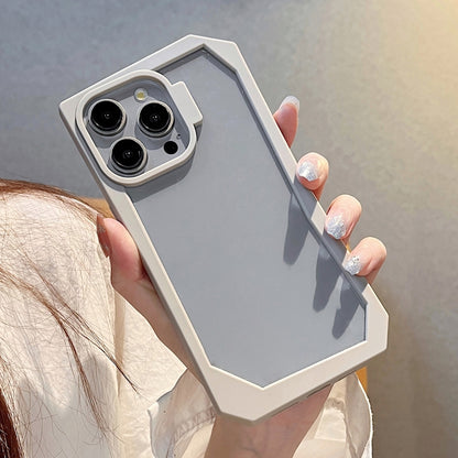 Creative Irregular Frame Shockproof Phone Case, For iPhone 11