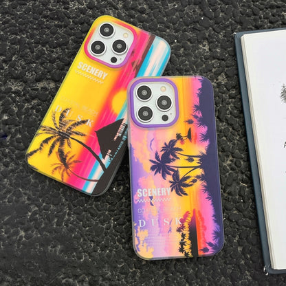 Coconut Dual-side Laminating Laser Frosted Phone Case