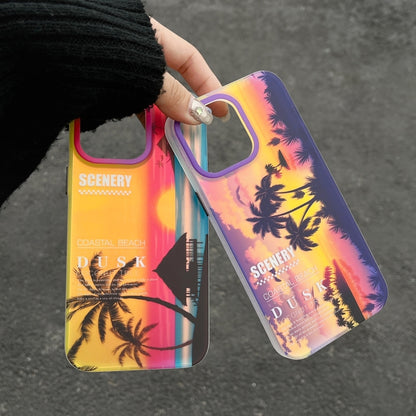 Coconut Dual-side Laminating Laser Frosted Phone Case