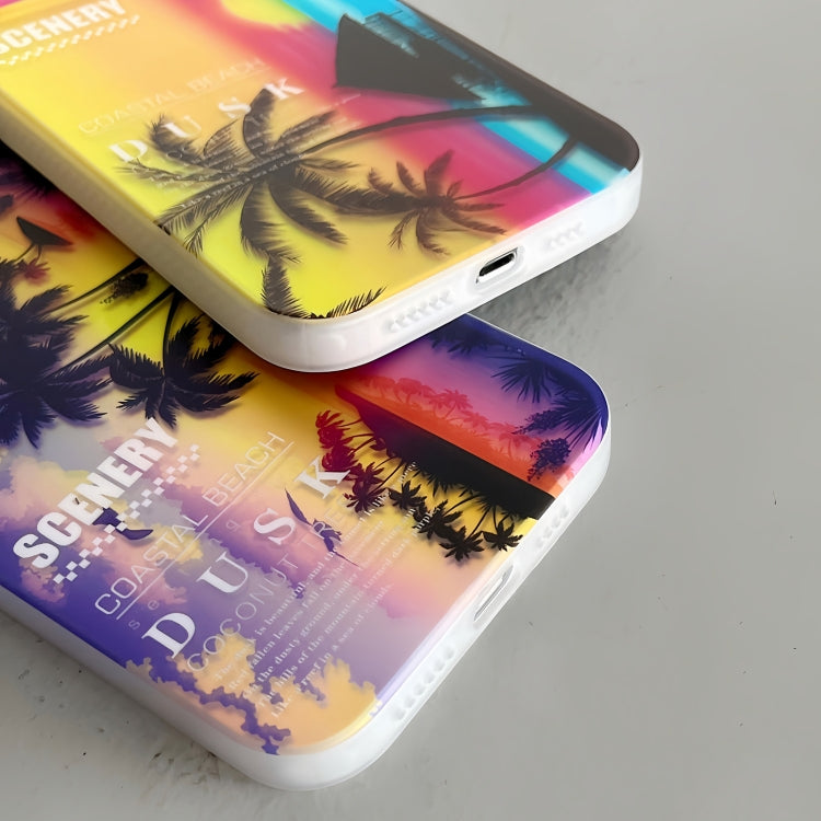 Coconut Dual-side Laminating Laser Frosted Phone Case