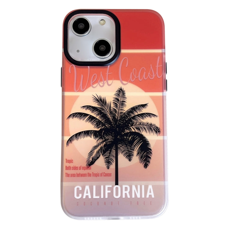 Beach Coconut Dual-side Laminating Laser Frosted Phone Case