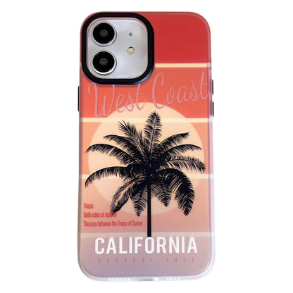 Beach Coconut Dual-side Laminating Laser Frosted Phone Case, For iPhone 11