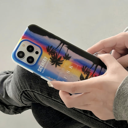 Coconut Dual-side Laminating Laser Frosted Phone Case, For iPhone 15 Pro Max, For iPhone 15 Pro, For iPhone 15, For iPhone 14, For iPhone 14 Pro, For iPhone 14 Pro Max, For iPhone 13 Pro Max, For iPhone 13 Pro, For iPhone 13, For iPhone 12             ...