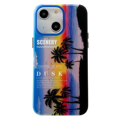 Coconut Dual-side Laminating Laser Frosted Phone Case, For iPhone 15 Pro Max, For iPhone 15 Pro, For iPhone 15, For iPhone 14, For iPhone 14 Pro, For iPhone 14 Pro Max, For iPhone 13 Pro Max, For iPhone 13 Pro, For iPhone 13, For iPhone 12             ...