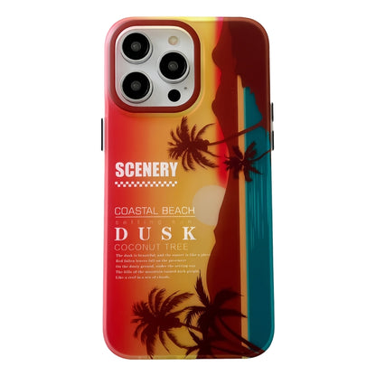 Coconut Dual-side Laminating Laser Frosted Phone Case, For iPhone 15 Pro Max, For iPhone 15 Pro, For iPhone 15, For iPhone 14, For iPhone 14 Pro, For iPhone 14 Pro Max, For iPhone 13 Pro Max, For iPhone 13 Pro, For iPhone 13, For iPhone 12             ...