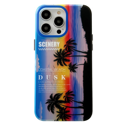 Coconut Dual-side Laminating Laser Frosted Phone Case, For iPhone 15 Pro Max, For iPhone 15 Pro, For iPhone 15, For iPhone 14, For iPhone 14 Pro, For iPhone 14 Pro Max, For iPhone 13 Pro Max, For iPhone 13 Pro, For iPhone 13, For iPhone 12             ...