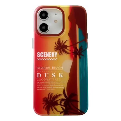 Coconut Dual-side Laminating Laser Frosted Phone Case, For iPhone 15 Pro Max, For iPhone 15 Pro, For iPhone 15, For iPhone 14, For iPhone 14 Pro, For iPhone 14 Pro Max, For iPhone 13 Pro Max, For iPhone 13 Pro, For iPhone 13, For iPhone 12             ...