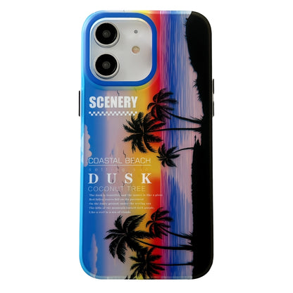 Coconut Dual-side Laminating Laser Frosted Phone Case, For iPhone 11