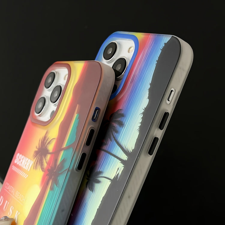 Coconut Dual-side Laminating Laser Frosted Phone Case, For iPhone 11