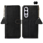 Genuine Leather Litchi Texture RFID Leather Phone Case