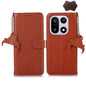 Genuine Leather Litchi Texture RFID Leather Phone Case, For OnePlus Ace 6 Ultra, For OnePlus 15T, For OnePlus 15R 5G/Ace 6/Ace 6T 5G, For OnePlus 15, For OnePlus Ace 5 / 13R 5G, For OnePlus 13