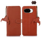 Genuine Leather Litchi Texture RFID Leather Phone Case, For Google Pixel 11 Pro XL, For Google Pixel 11 / 11 Pro, For Google Pixel 10a, For Google Pixel 10 / 9, For Google Pixel 9a, For Google Pixel 10 Pro / 9 Pro