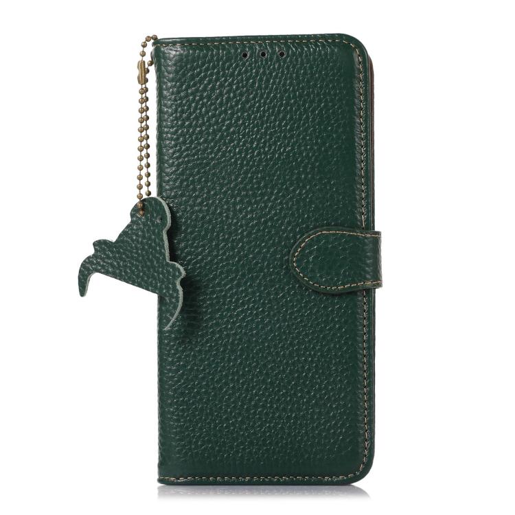 Genuine Leather Litchi Texture RFID Leather Phone Case, For Google Pixel 11 Pro XL, For Google Pixel 11 / 11 Pro, For Google Pixel 10a, For Google Pixel 10 / 9, For Google Pixel 9a, For Google Pixel 10 Pro / 9 Pro
