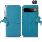 Genuine Leather Litchi Texture RFID Leather Phone Case, For Google Pixel 11 Pro XL, For Google Pixel 11 / 11 Pro, For Google Pixel 10a, For Google Pixel 10 / 9, For Google Pixel 9a, For Google Pixel 10 Pro / 9 Pro