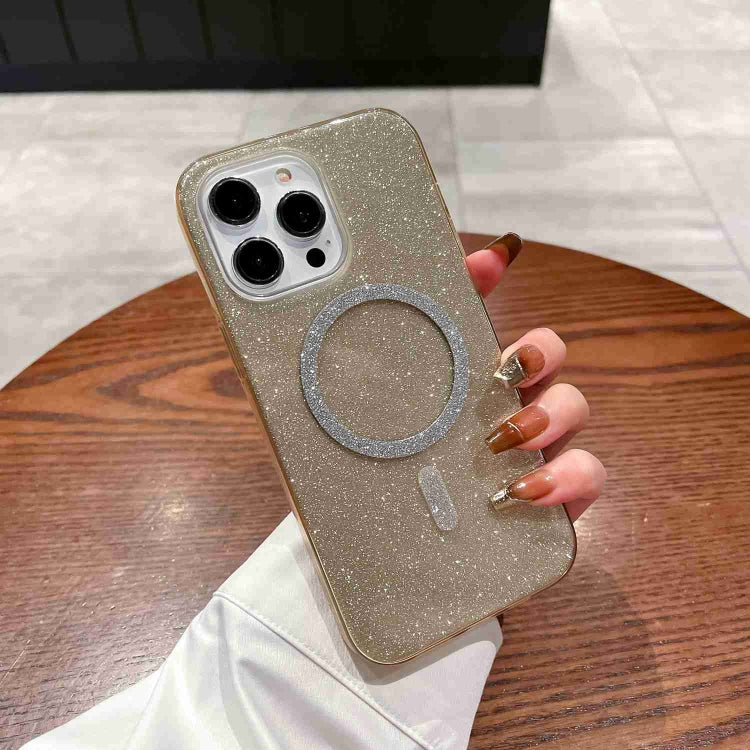Glitter MagSafe Magnetic TPU Phone Case, For iPhone 15 Pro Max, For iPhone 15 Pro, For iPhone 15 Plus, For iPhone 15