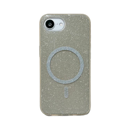 Glitter MagSafe Magnetic TPU Phone Case, For iPhone 17e / 16e, For iPhone 15 Pro Max, For iPhone 15 Pro, For iPhone 15 Plus