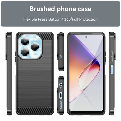 Carbon Fiber Brushed Texture TPU Phone Case